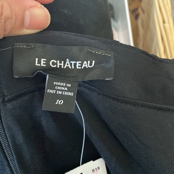 BNWT Le Chateau Black Islet Skirt - Size 10 - Picture 6 of 10
